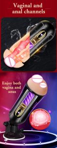 Double Points- Cup Men's Masturbation Vibration Adult Sex Toys